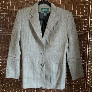 Lauren Ralph Lauren Women's Herringbone blazer Size 8